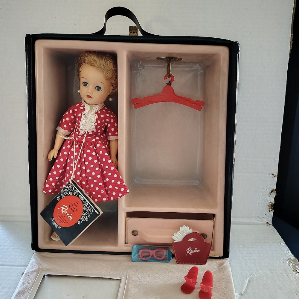 Little Miss Revlon Doll & Case Tagged Dress